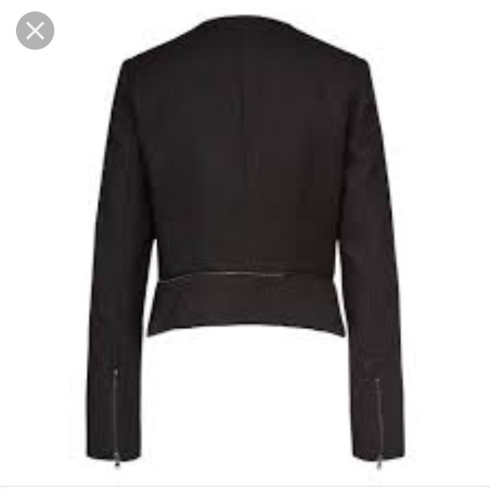 NWT French Connection navy zipper detail blazer - Picture 3 of 4